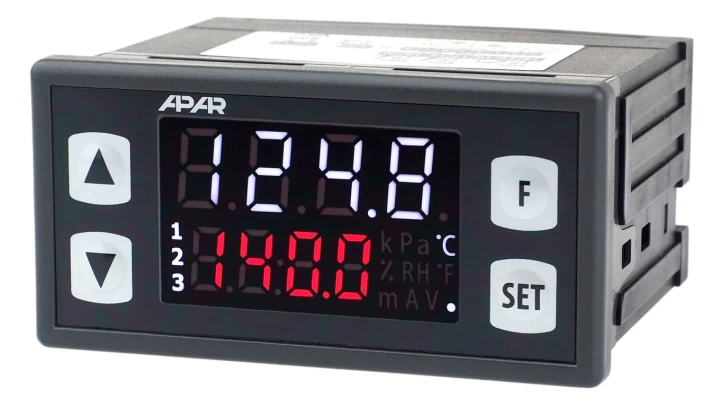 Dwukanałowy regulator uniwersalny AR653.B/P/P/S/WA/RS485