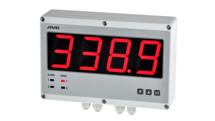 Dwukanałowy wyświetlacz uniwersalny AR540/S1/P/P/RS485/WU