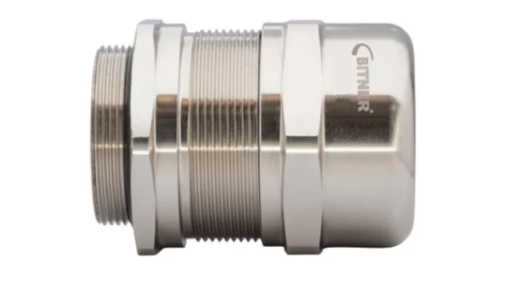 Dławnica kablowa mosiężna z nakrętką EMC M20x1,5 IP68 BiT DN-EMC /zestaw 5 kompletnych dławnic/ DN2005EMC