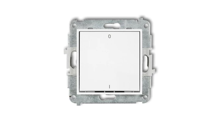 MINI Mechanizm łącznika dwubiegunowego biały mat 25MWP-9