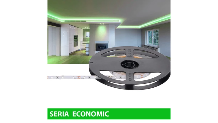 Taśma 12V 5m 300 led 24W zielona smd2835