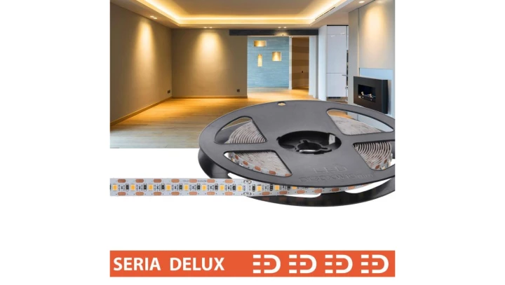 Taśma Delux 12V OneCut 100 led 3000K 1200lm SMD2835 (5)