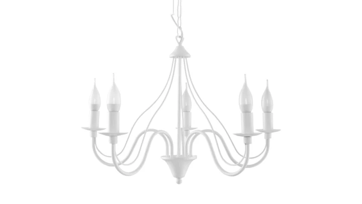 Żyrandol MINERWA 5 biały