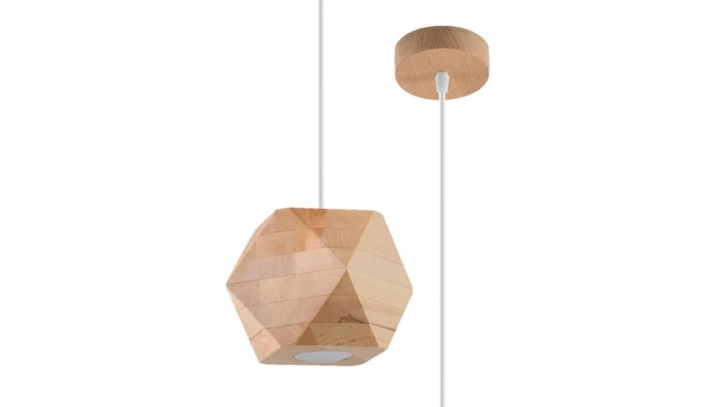 Lampa wisząca WOODY naturalne drewno