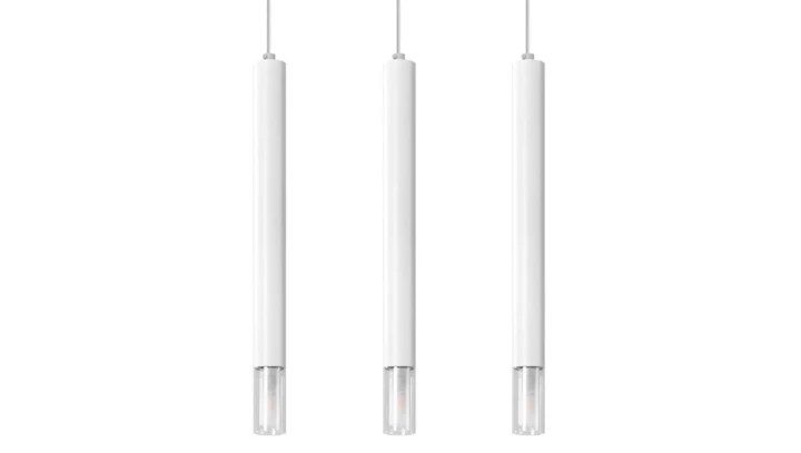 Lampa wisząca WEZYR 3 biała