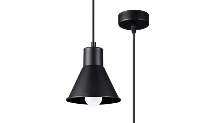 Lampa wisząca TALEJA 1 czarna E27