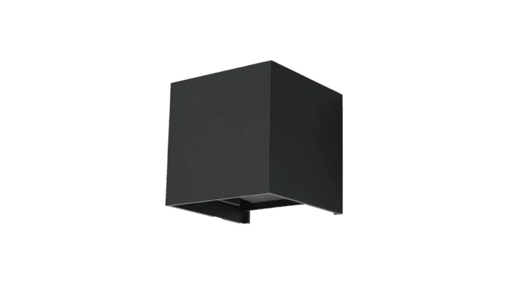 Kinkiet LUCA czarny LED IP54