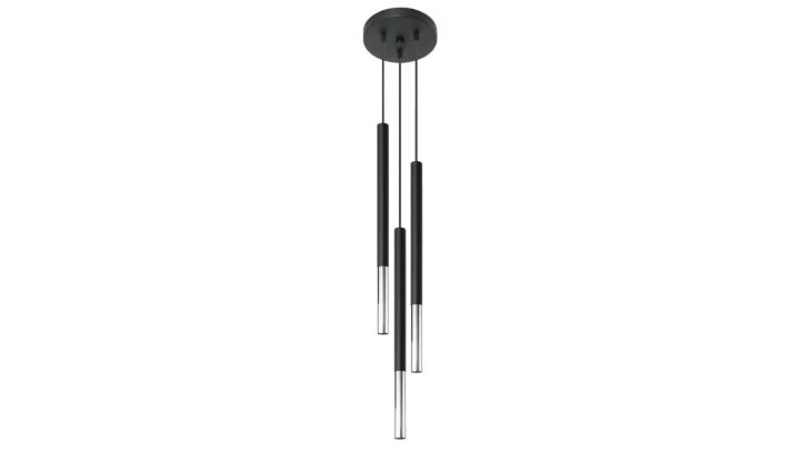 Lampa wisząca MOZAICA 3P czarny/chrom SL.0887 SOLLUX