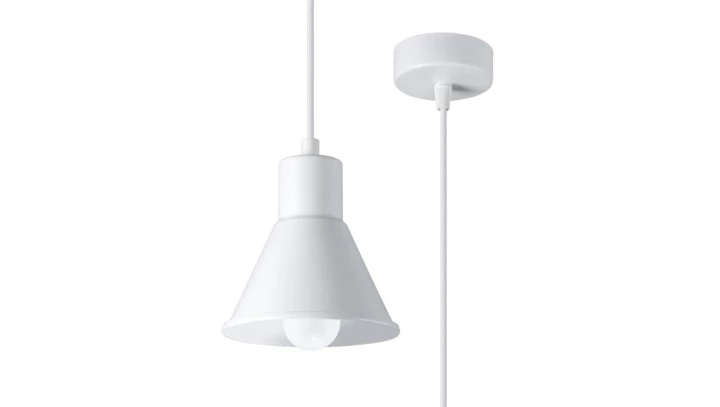 Lampa wisząca TALEJA 1 biała E27