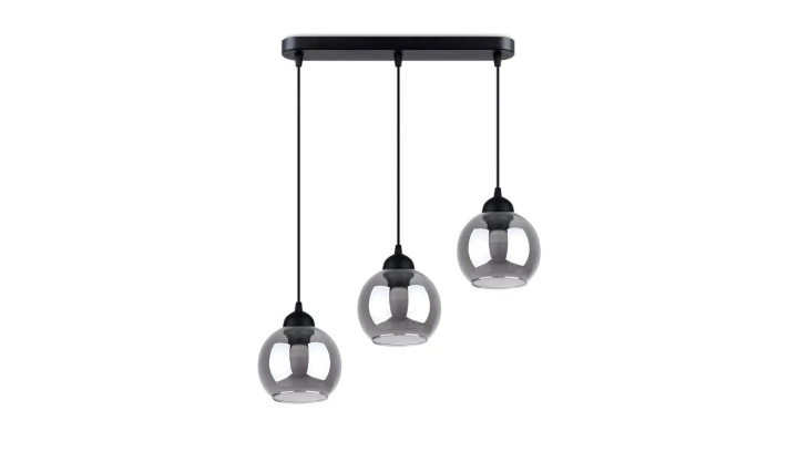 Lampa wisząca ALINO 3 czarna