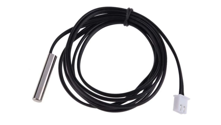 SONDA CZUJNIK TEMPERATURY REZYSTANCYJNY NTC10K 2 m REGULATOR NTC PROBE-TES-2M