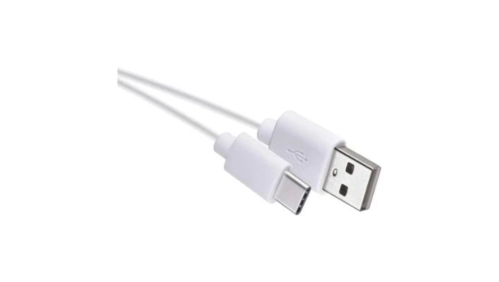 Kabel USB 2.0, wtyk A - C, ładowanie, transmisja danych, 0,2 m, biały EMOS SM7024W