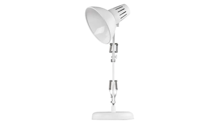 Lampa biurkowa E27 DUSTIN 46 cm biały EMOS Z7612W