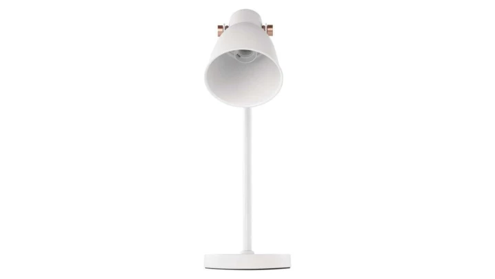 Lampa biurkowa E27 JULIAN 46 cm biała EMOS Z7621W