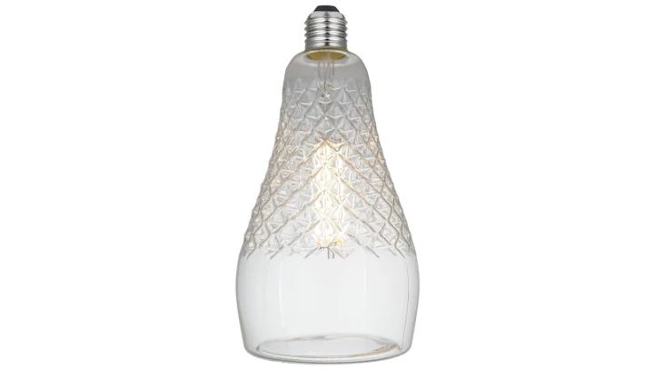 ŻARÓWKA DECO CRISTAL IRIS CLEAR E27 6W 2 700K