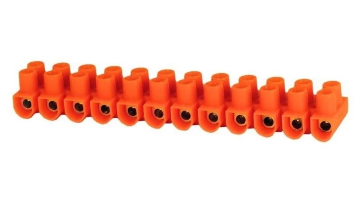 Listwa zaciskowa gwintowa 12-torowa 2.5mm2 pomarańczowa LTF 12-2.5 21210108