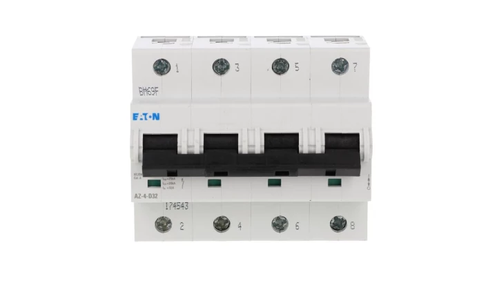 Wyłącznik nadprądowy 4P D 32A 25kA AC AZ-4-D32 174543