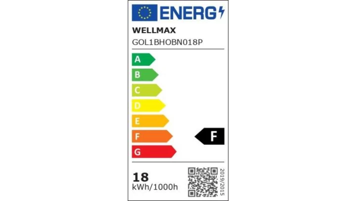 Lampa LED Bulkhead + PIR Czujnik Ruchu Owalny Czarny 18W 92lm/W 1650lm IP54 Neutralna 4000K SAMSUNG / GOL1BHOBN018P