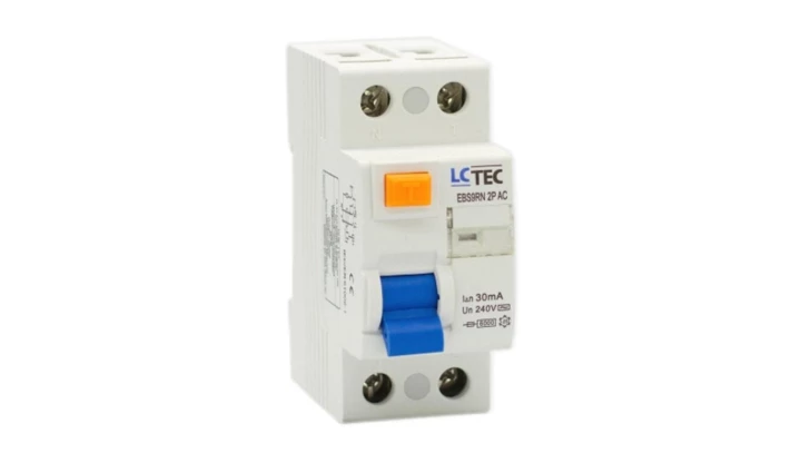 Wyłącznik różnicowoprądowy 2P 16A 30mA typ AC LC-Tec EBS9RN-2P/30/16/AC LCTEC-EBS9RN-2P/30/1