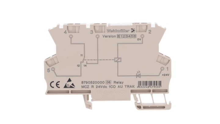 Przekaźnik przełączający MCZ R 24VDC 1CO AU TRAK 8790520000 /10szt./