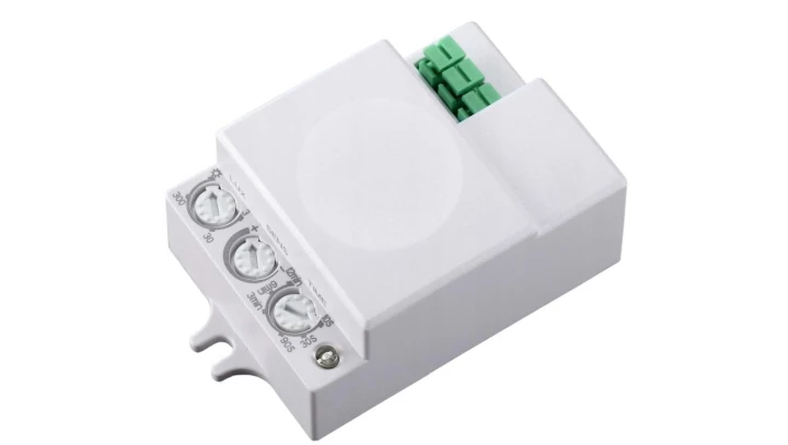 Czujnik ruchu zmierzchu mikrofalowy sensor do LED HF: 5.8G Hz CW radar IP20 6S-CR6-MF