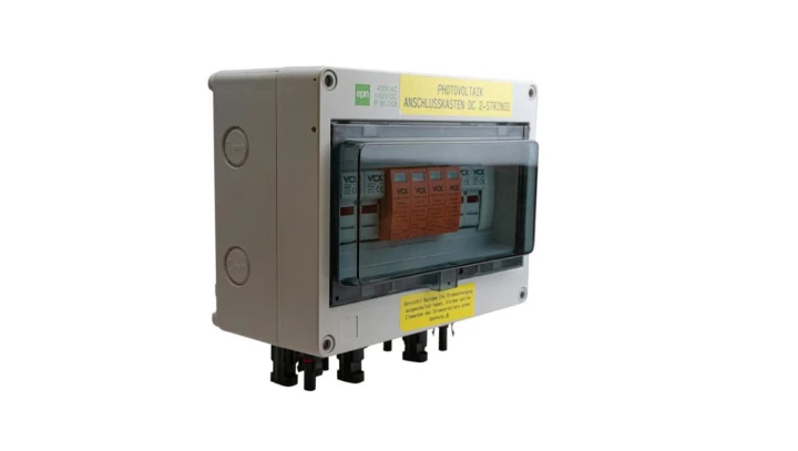 Skrzynka przyłączeniowa fotowoltaiczna PV 2-stringowa DC2S2P