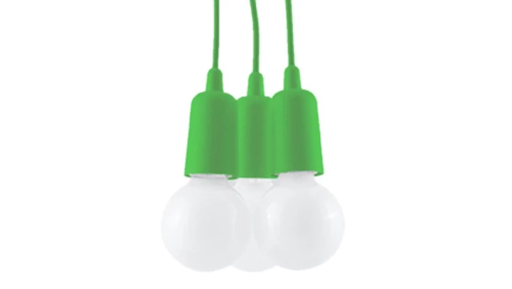 Lampa wisząca DIEGO 3 zielony SL.0582 SOLLUX