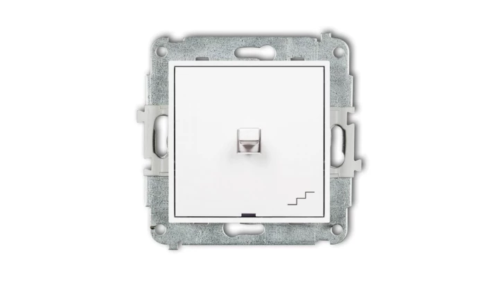 ICON Mechanizm łącznika schodowego w stylu amerykańskim biały mat 25IWPUS-3