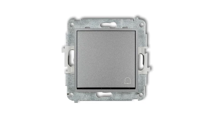 ICON Mechanizm łącznika zwierny dzwonek srebrny metalik 7IWP-4