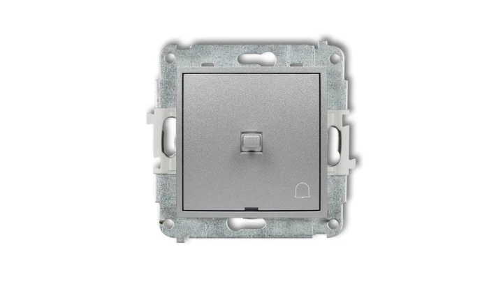 ICON Mechanizm łącznika zwierny dzwonek w stylu amerykańskim srebrny metalik 7IWPUS-4