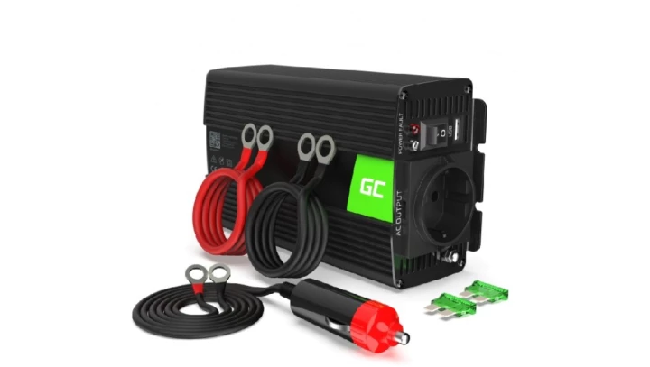 Przetwornica Green Cell 12V na 230V czysta sinusoida 300W