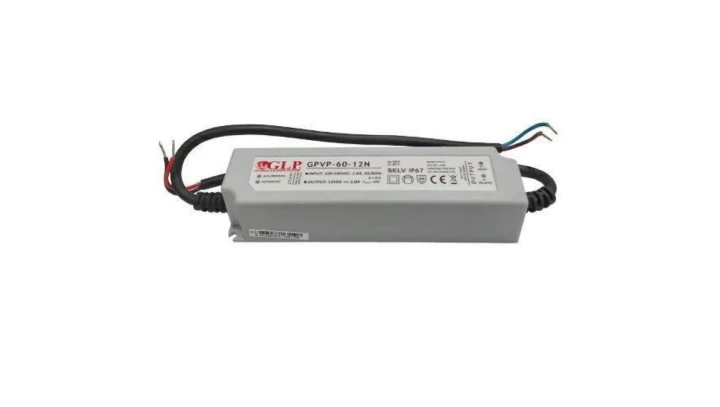 Zasilacz GPVP 60W 24VDC ip67 gpvp-60-24N 2,5A z filtrem pfc glp do led