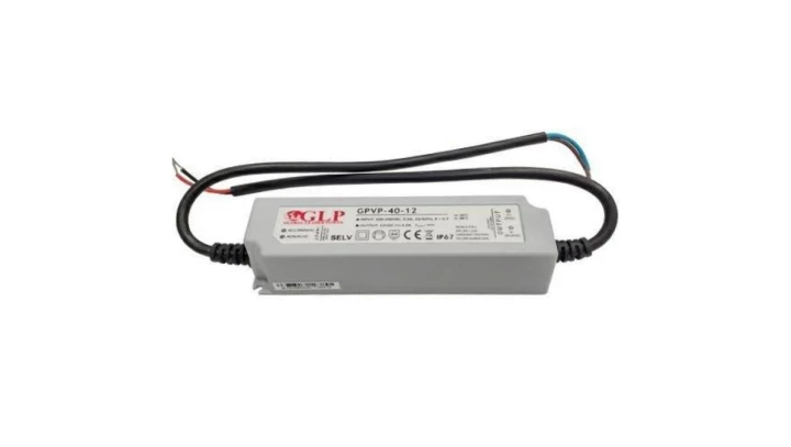 Zasilacz GPVP 40W 24V DC ip67 gpvp-40-24 1,7A z filtrem pfc glp do led