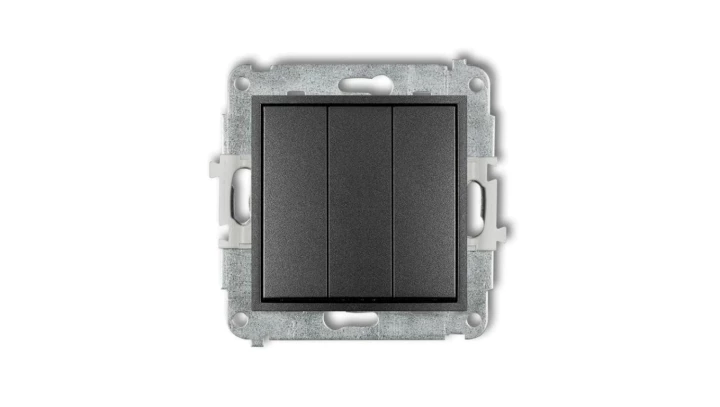 ICON Mechanizm łącznika potrójnego grafitowy 11IWP-7