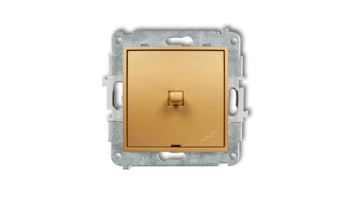 ICON Mechanizm łącznika schodowego w stylu amerykańskim złoty 29IWPUS-3