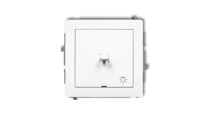 DECO Mechanizm łącznika zwierny światło w stylu amerykańskim, biały mat 25DWPUS-5