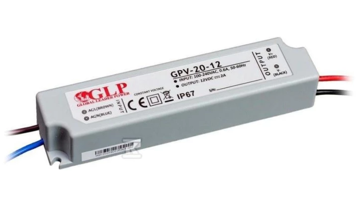 Zasilacz hermetyczny 20W 12V IP67