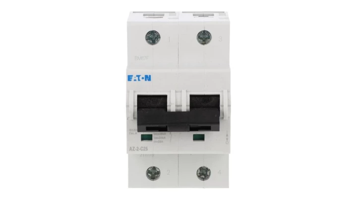 Wyłącznik nadprądowy 2P C 25A 25kA AC AZ-2-C25 211775