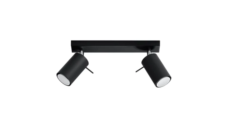 Plafon RING 2 Czarny SL.0092 SOLLUX