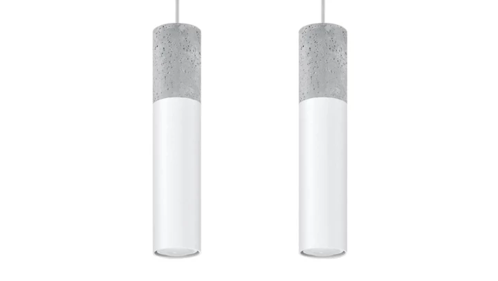 Lampa wisząca BORGIO 2 biały SL.0648 SOLLUX