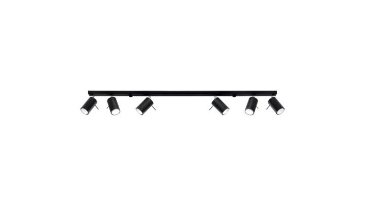 Plafon RING 6L Czarny SL.0334 SOLLUX