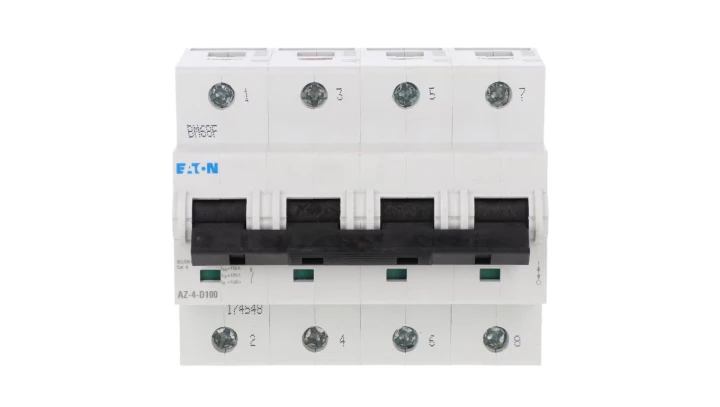 Wyłącznik nadprądowy 4P D 100A 25kA AC AZ-4-D100 174548
