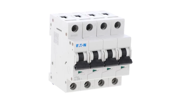 Wyłącznik nadprądowy 4P D 8A 15kA AC FAZ-D8/4 279079