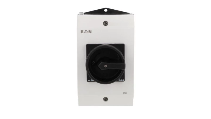 Rozłącznik 40A 3P+N w obudowie IP65 czarna rączka z blokadą P1-40/I2/SVB-SW/N 199914