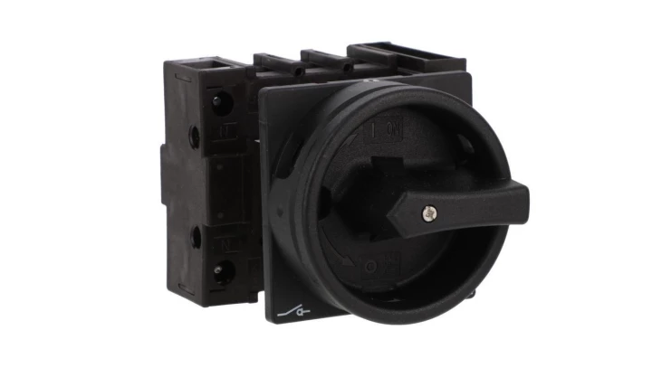 Rozłącznik 40A 3P+N 1Z+1R natablicowy czarna rączka z blokadą P1-40/EA/SVB-SW/N/HI11 199901