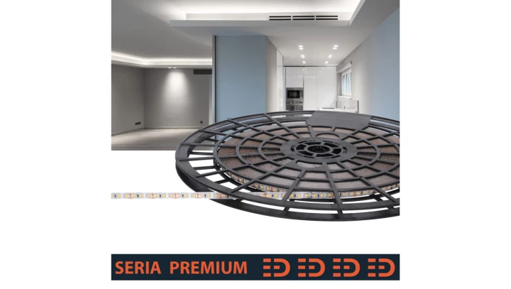 Taśma Premium 12V 120led 6000-7000K SMD2835 (100)