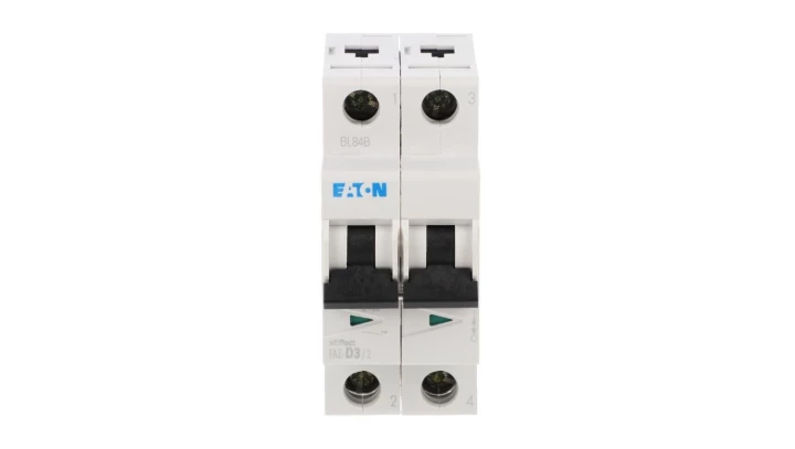 Wyłącznik nadprądowy 2P D 3A 15kA AC FAZ-D3/2 278773