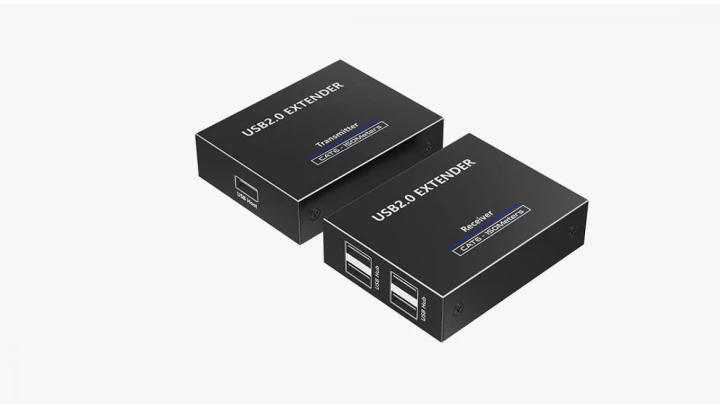 Extender 4xUSB 2.0 przedłużacz po LAN UTP do 150m kat.6 LKV-100USB