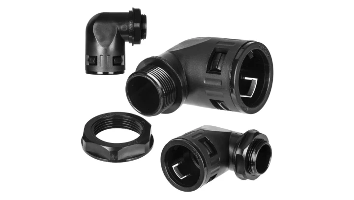 Dławik do peszla 90 ANA-QUICK M25x1,5-NW23 - BLACK 968.325.2 /1szt./