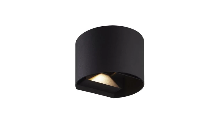 LED line LITE Kinkiet zewnętrzny LED aluminium 2x3W 3000K IP54 czarny CILINDER 3 lata gwar.